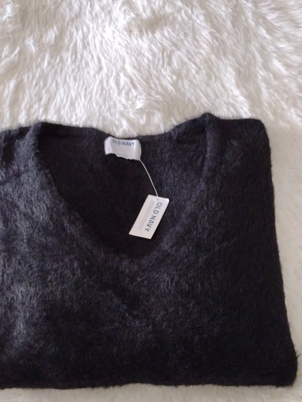 Old Navy Black V-Neck Women's Sweater New